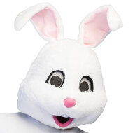 Konijnen Kostuum - Pluche Wit - Volwassenen