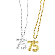 Ketting 75 Jaar - Verjaardag 75 - Assorti