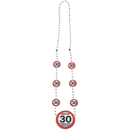 Ketting Verkeersbord 30 Jaar - Verjaardag 30 