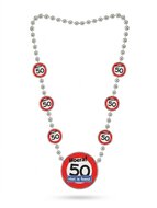 Ketting Verkeersbord 50 Jaar - Verjaardag 50