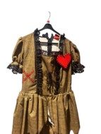 Tweedekans - Vodoo jurk - Bruin - XL