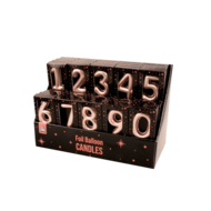 Cijferkaars Folie Ballon Vorm - Ros&eacute; -  5