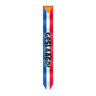 Wimpel Geslaagd - Rood-Wit-Blauw - 151x20 cm