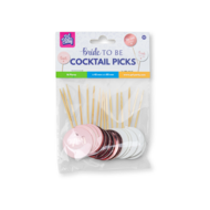 Bride To Be  - Cocktail Prikkers - Ros&eacute; - 16 stuks
