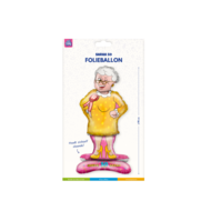  Sarah Opblaaspop 50 Jaar &ndash; 90 cm Staande Folieballon voor Verjaardag