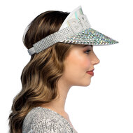 Zonneklep Bride - Vrijgezellen Feest - Strass