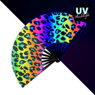 Waaier Rave Wild XL -  UV - Panter - Festival