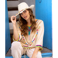 Hawaii Hoed Bohemian - Strandfeest - Volwassenen