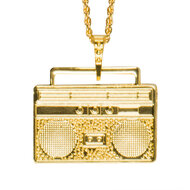 Ketting Ghetto Blaster - Goud - Foute Party