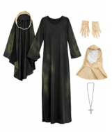 Bezeten Non Kostuum - Halloween - One size - 5-delig
