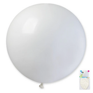 Topballon Latex - Wit  - 80 cm 