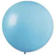 Topballon Latex - Baby Blauw - 80 cm 