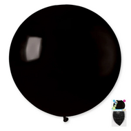 Topballon Latex - Zwart  - 80 cm 