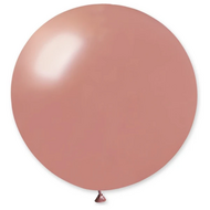Topballon Latex - Metallic Ros&eacute;  - 80 cm 