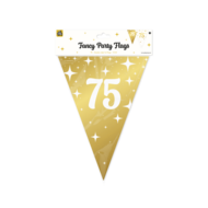 Vlaggenlijn fancy 75 wit-goud