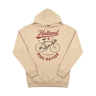 Hoodie Beige - Holland Bike Nation - Katoen - Volwassenen