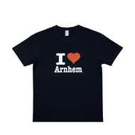 T-shirt - I Love Arnhem - Zwart - Heren