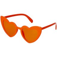 Hartjesbril - Oranje - Volwassenen - Koningsdag 
