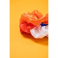 Oranje - Rood-wit-blauw  Scrunchie Koninsdag - 2 stuks -  Haaraccessoires