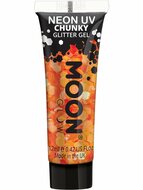 Moon Glow - Neon UV Chunky Glitter Gel - Oranje 12 ml
