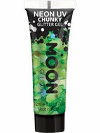 Moon Glow - Neon UV Chunky Glitter Gel - Groen - 12 ml