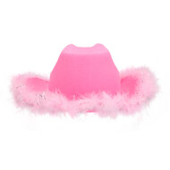 Cowboyhoed - LED - Blush Bandit - Volwassenen