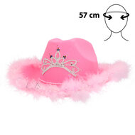 Cowboyhoed - LED - Blush Bandit - Volwassenen