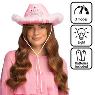 Cowboyhoed - LED - Blush Bandit - Volwassenen