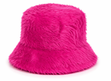 Bucket Hat Pluche - Roze - Volwassenen