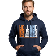 Hoodie Blauw - Holland Discovery  - Katoen - Volwassenen