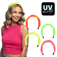 Hoofdband Neon - UV - Foute Party - Assorti