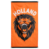 WK Oranje Polyester Vlag - Brullende Leeuw Holland- 90 x 150 cm