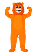 Mascotte EK/WK Oranje Leeuw Kostuum 
