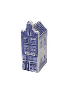 Delfts Blauw Grachtenhuis - Klompen - Keramiek - 14 cm