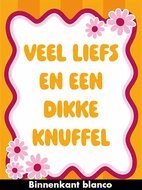 Wenskaart XL - Veel Liefs Dikke Knuffel - Met Envelop