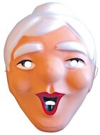 Oma Sarah Masker Plastic &ndash; Verkleed Masker