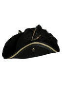 Luxe Piratenhoed - Pirate Jack met Gouden Details - Volwassenen