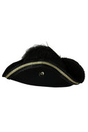 Luxe Piratenhoed - Pirate Jack met Gouden Details - Volwassenen