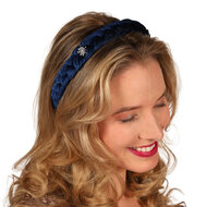 Oktoberfest Haarband Alpentraum - Marineblauw