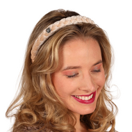 Oktoberfest Haarband Alpentraum - Beige
