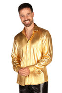 Blouse Goud - Shining Star - Jaren 80 en 90 Disco - Heren