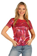 T-shirt Disco Party Queen Roze- Jaren 80 &amp; 90