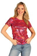 T-shirt Disco Party Queen Roze- Jaren 80 &amp; 90