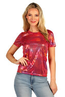 T-shirt Disco Party Queen Roze- Jaren 80 &amp; 90