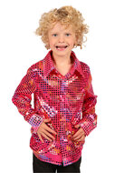 Shirt Disco Roze - Jaren 80 &amp; 90 - Kinderen