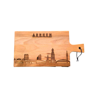 Borrelplank Skyline Arnhem - Beukenhout - 25x16 cm