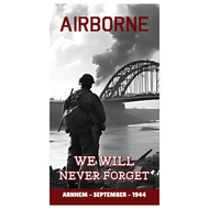 Airborne Banner Brug - Zwart-Wit - 80 x 150 cm