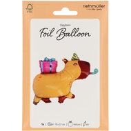 Folieballon Capibara  - Cappy Birthday - Helium- en Luchtvulling