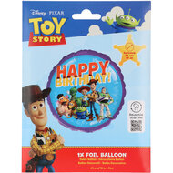 Folieballon - Happy Birthday - Toy Story - 45 cm - Helium- en Luchtvulling