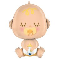 Folieballon Geboorte - Baby - 58 cm - Helium- en Luchtvulling